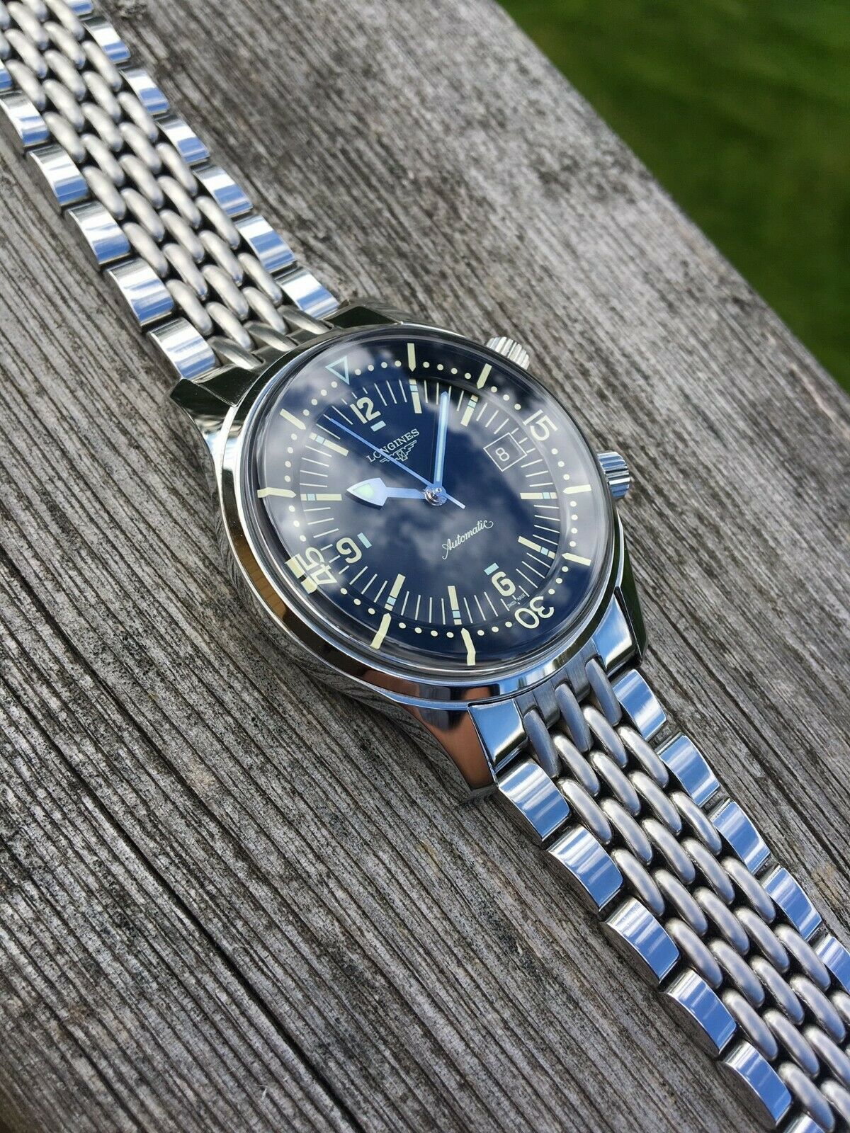 Longines legend diver bracelet sale