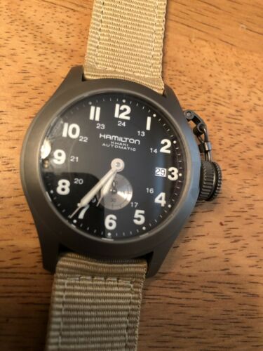 Hamilton Frogman Titanium Khaki Automatic Diver Watch H774450