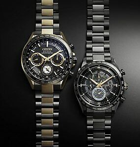 CITIZEN ATTESA AT8185-71E HAKUTO-R Eco-Drive Radio Solar Black