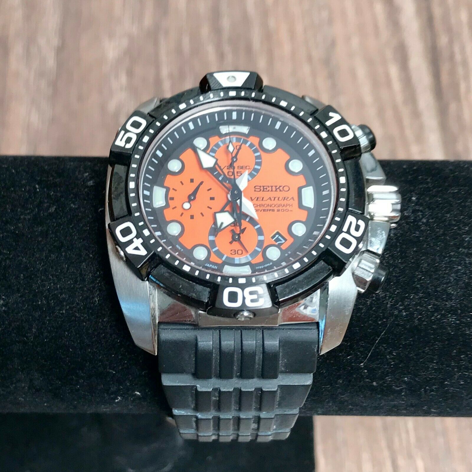 Seiko velatura chronograph outlet diver's 200m