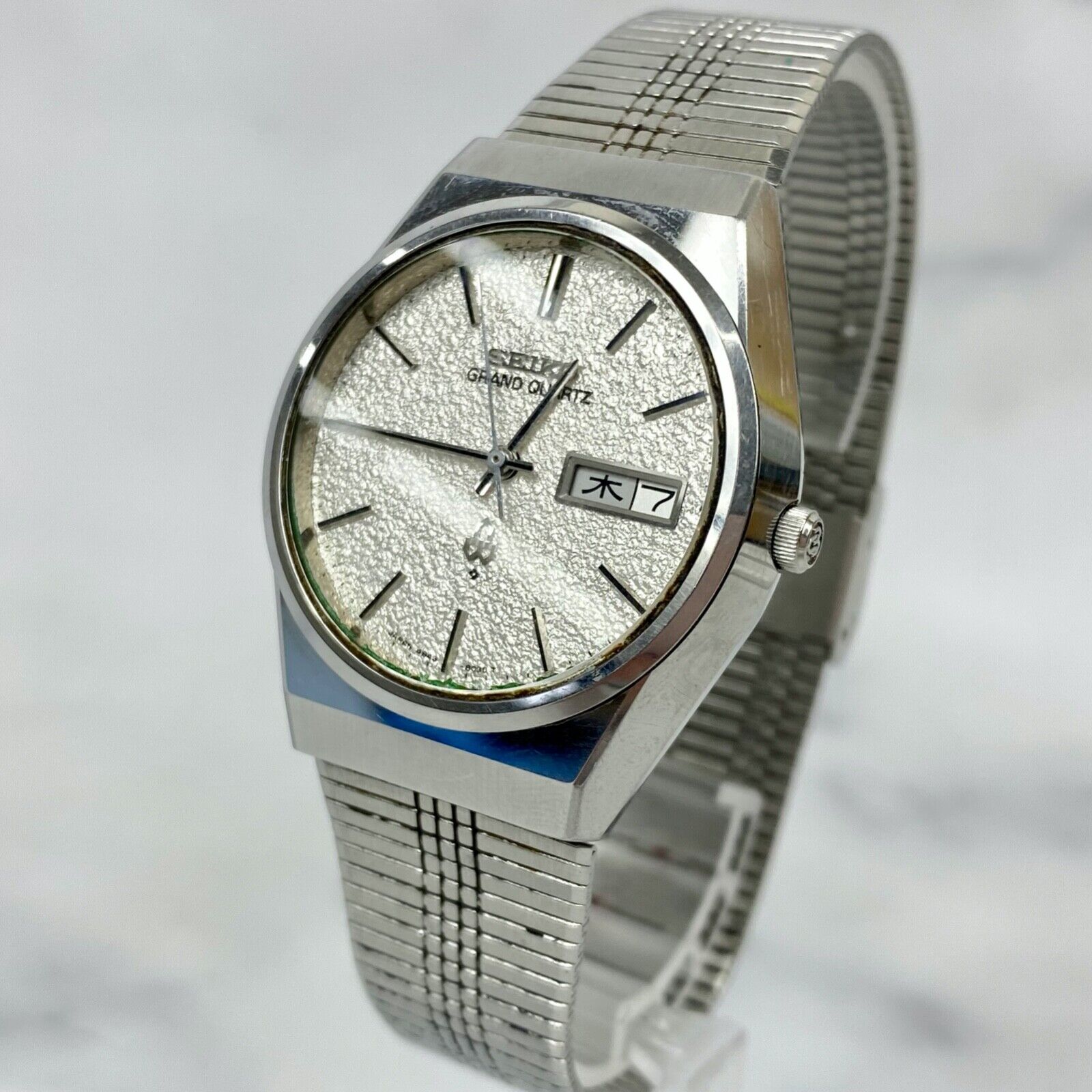 SEIKO Grand Quartz 4843-8100 Analog Quartz Japan Mens Watch