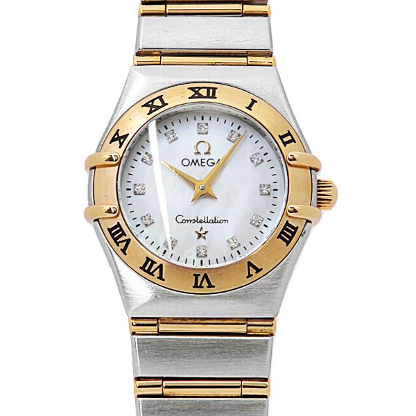 [OMEGA] [Full bar] [Battery replacement / finished] Omega "Constellation Mini 12P Diamond" 1262.