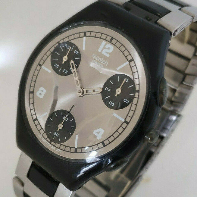 Swatch Skin Chrono - Anticipation - SUYB101G - sehr flache