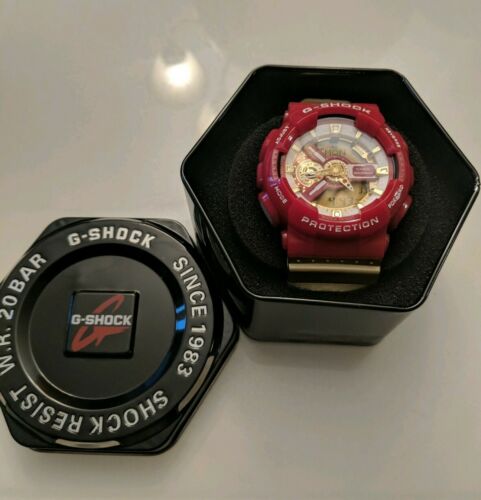 Casio G Shock Red And Gold 5146 Ga-110GB Antimagnetic Digital