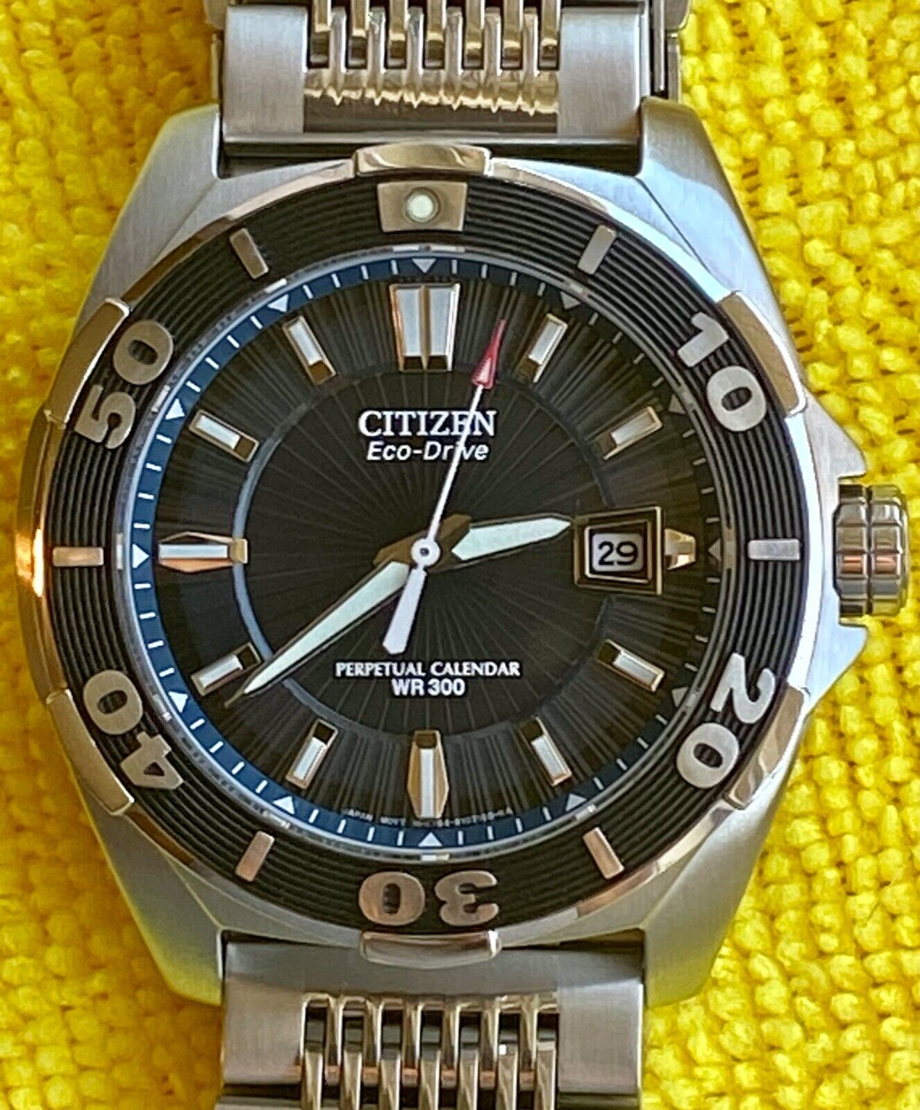 Citizen eco drive perpetual calendar shops wr300