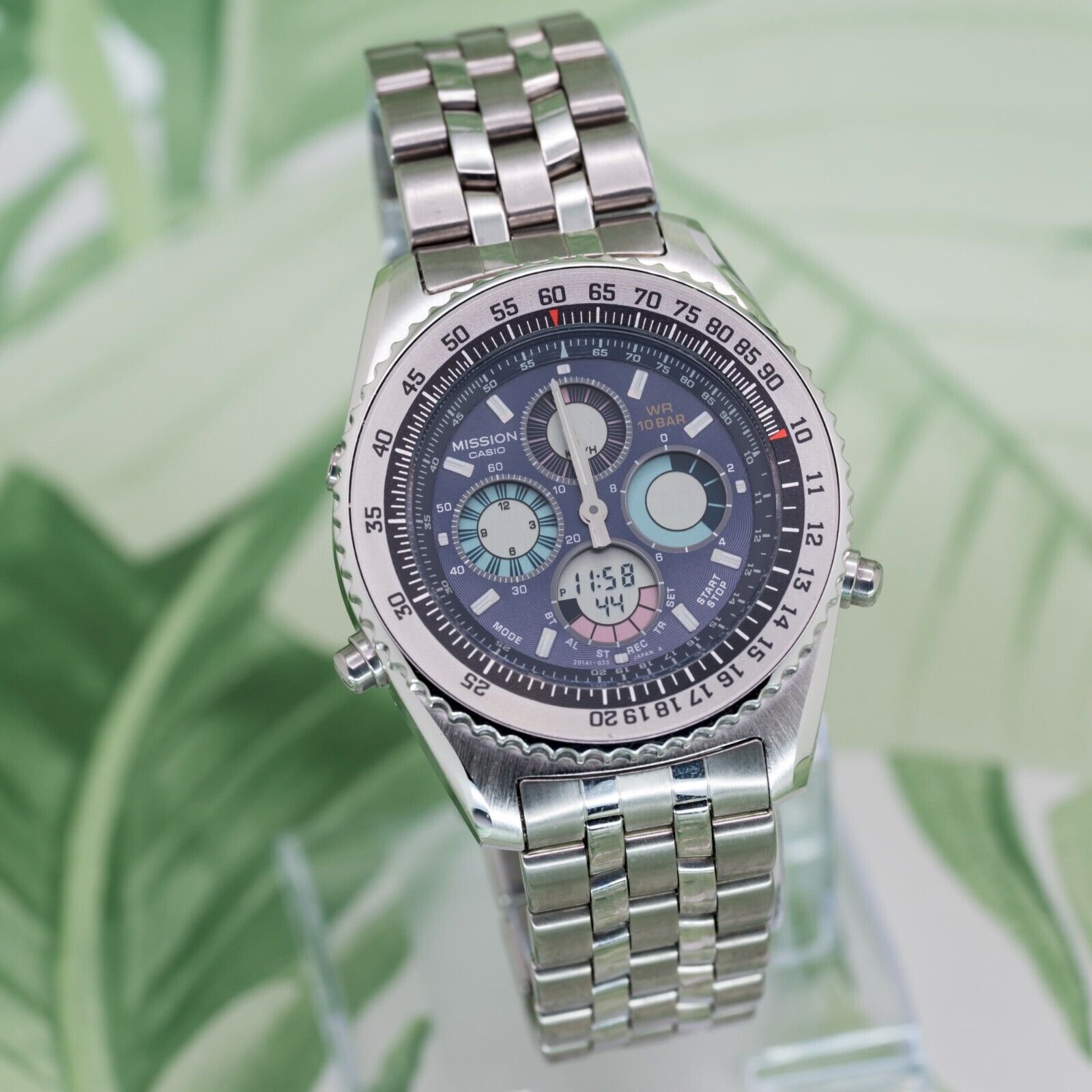 【幻の超希少モデル】CASIO MISSION MIS-102 4眼 稼働品 1991 CASIO MIS-102 