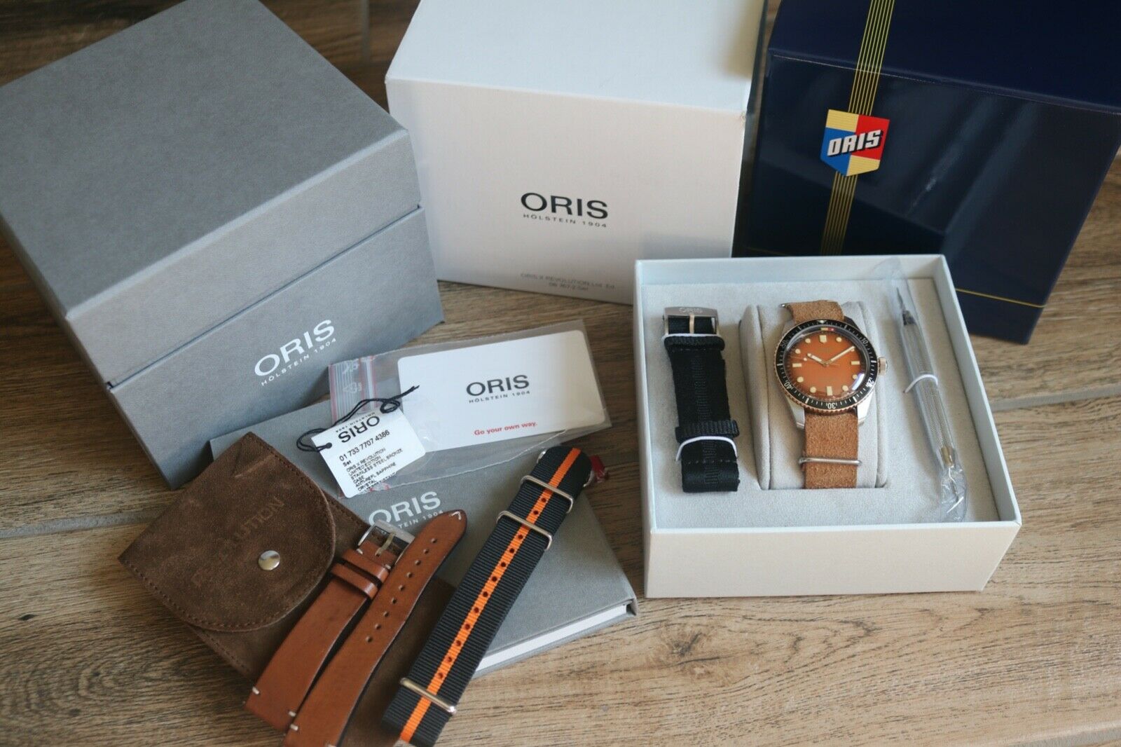 oris diver 65 honey