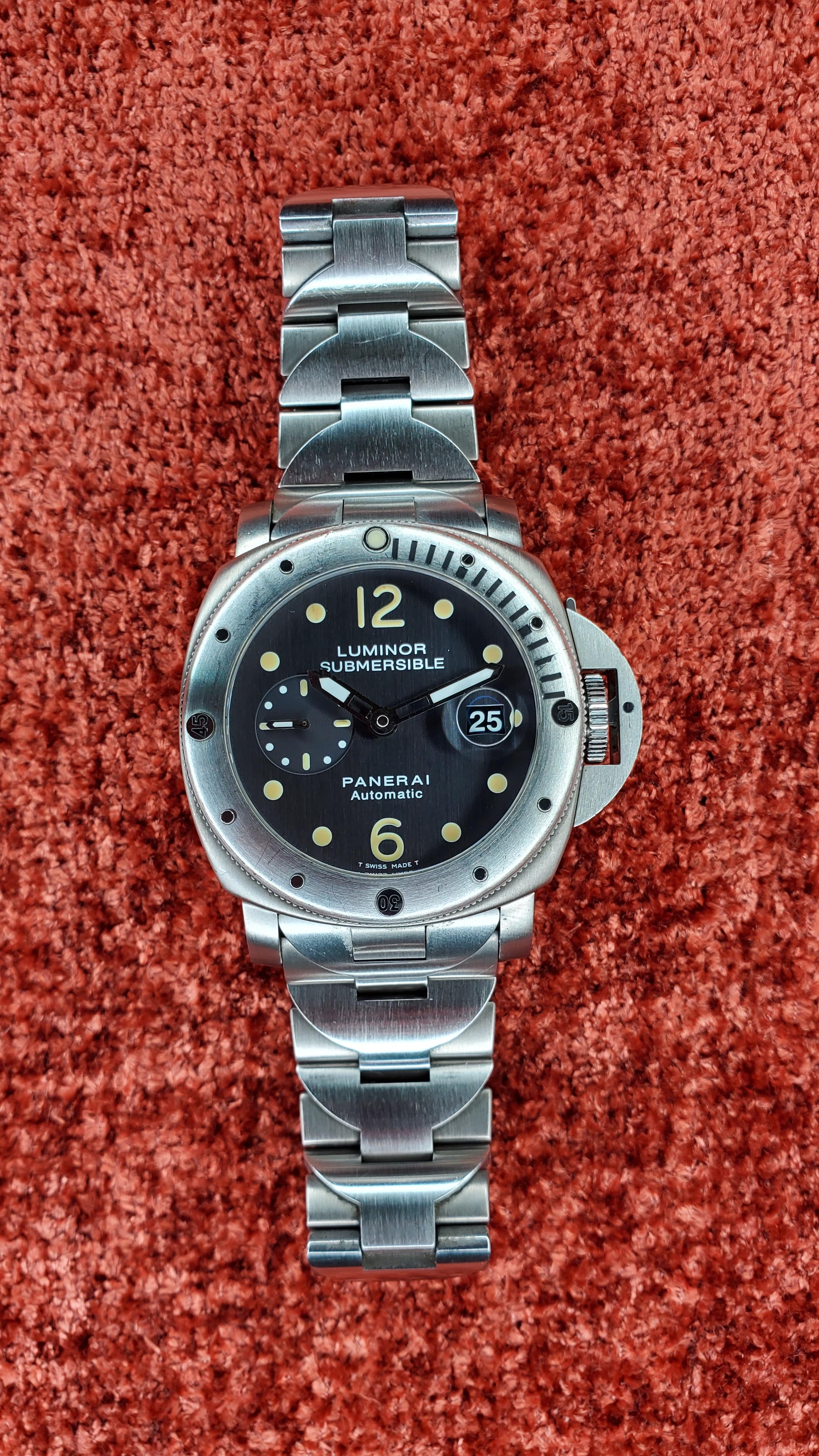 WTS Panerai Luminor Submersible Firenze 1860 Divers Professional