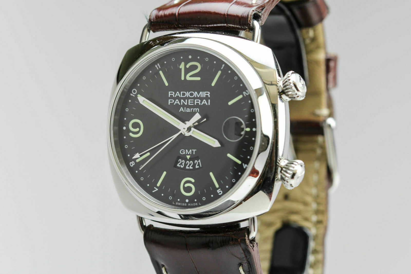 Panerai Radiomir GMT Alarm 42mm PAM 355 Automatic Watch M Series PAM 98 WatchCharts