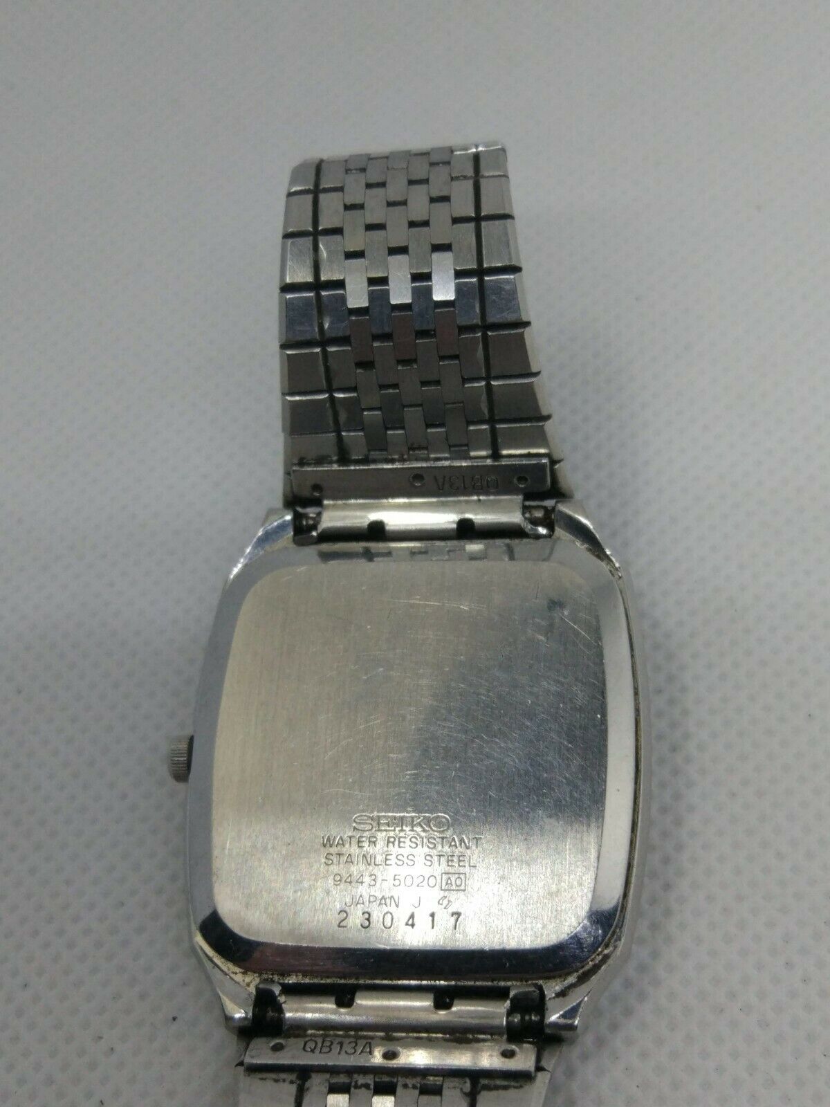 Vintage 1982 SEIKO KING QUARTZ 9443-5020 Men's Square Quartz Wrist