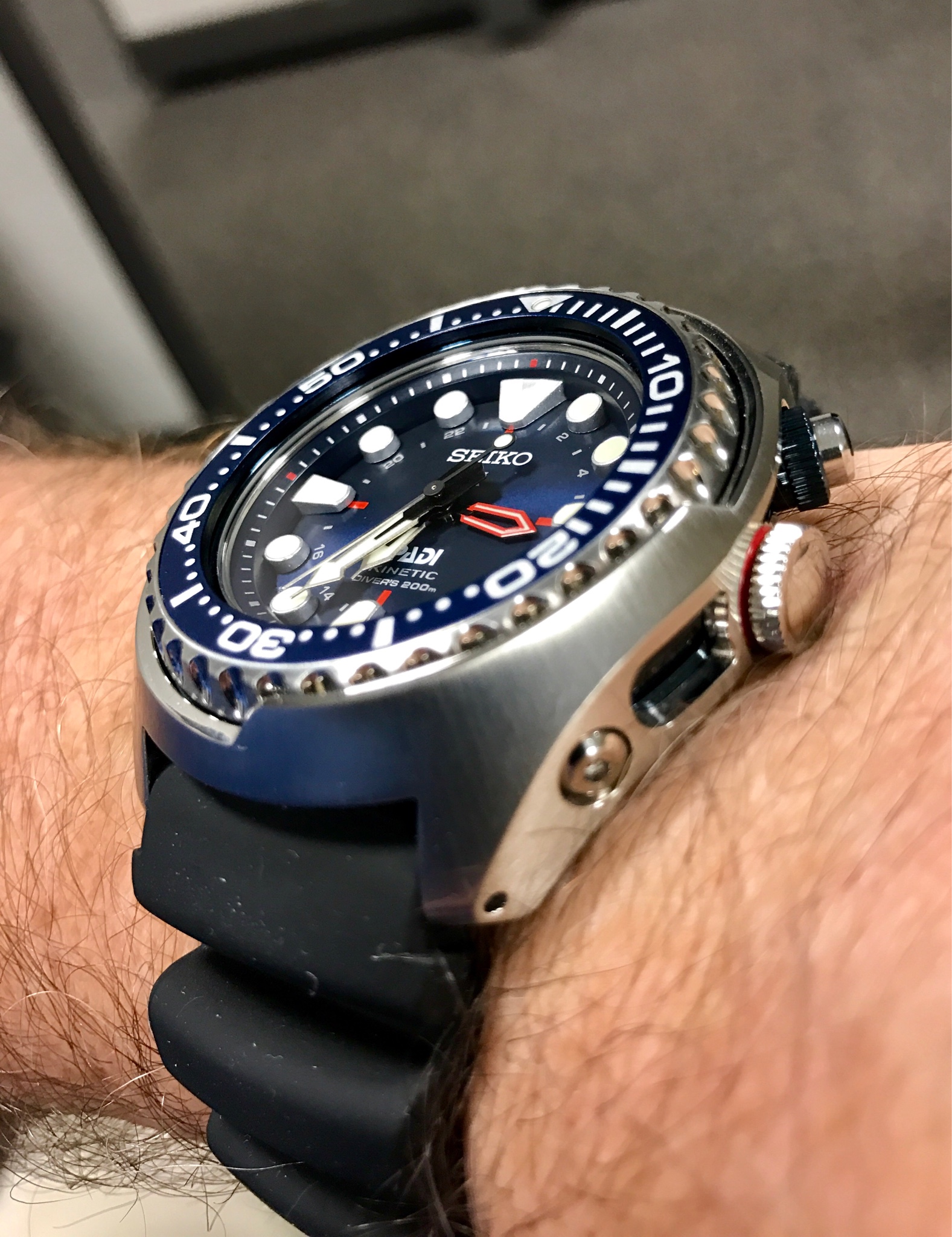 Seiko Padi SUN065 Kinetic Diver WatchCharts Marketplace