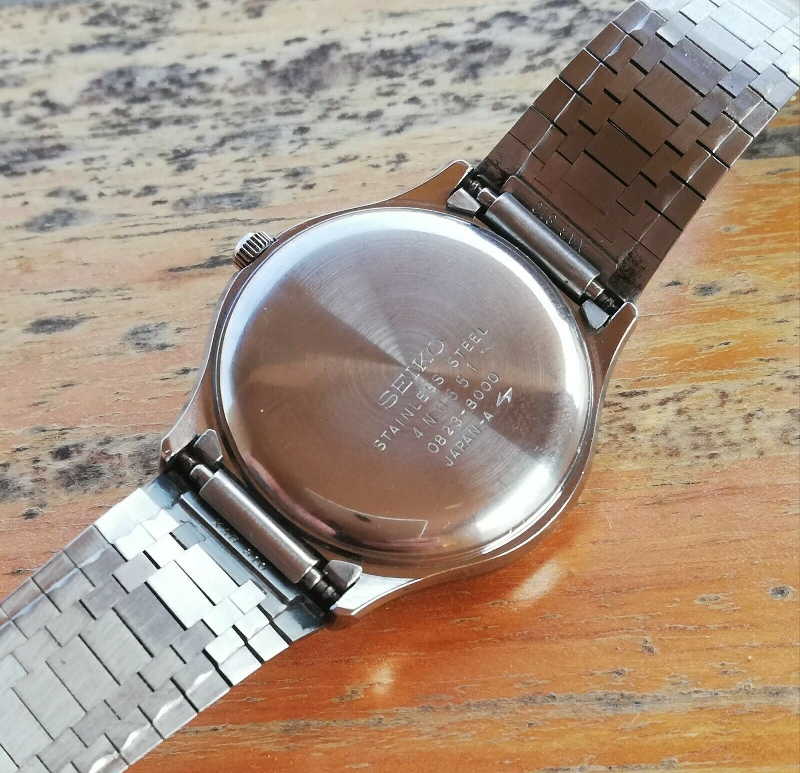 SEIKO quartz QT ヴィンテージ　希少 SEIKO QUARTZ QT- 0822-7000 - NAVY SNOW BLIZZARD DIAL