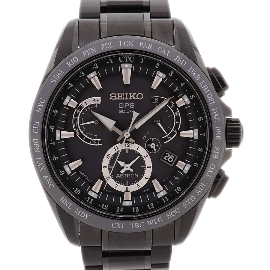 Good Condition SEIKO Astron GPS 8X53 0AB0 2 545829 TI CE Solar