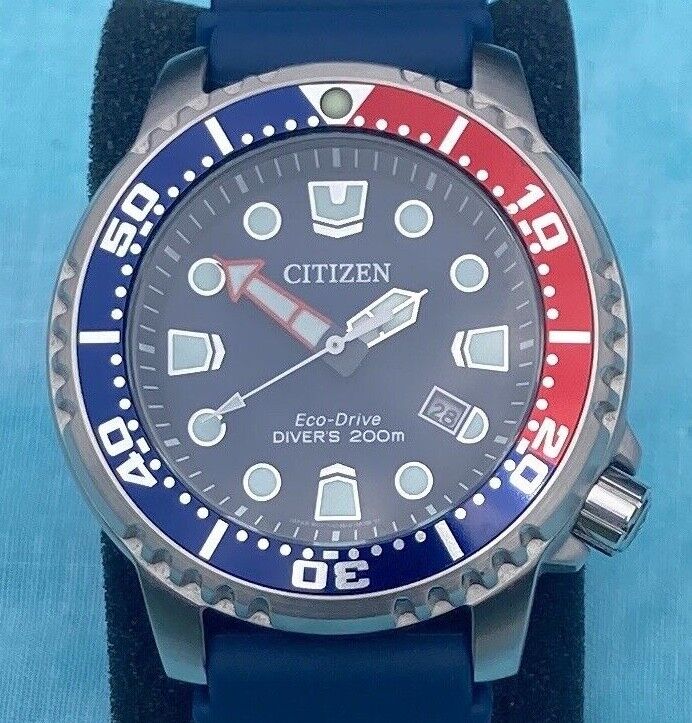 Citizen eco drive pepsi diver online