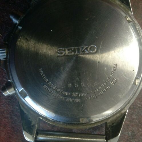Seiko 7t92 0pp0 Chronograph Mens Watch | WatchCharts