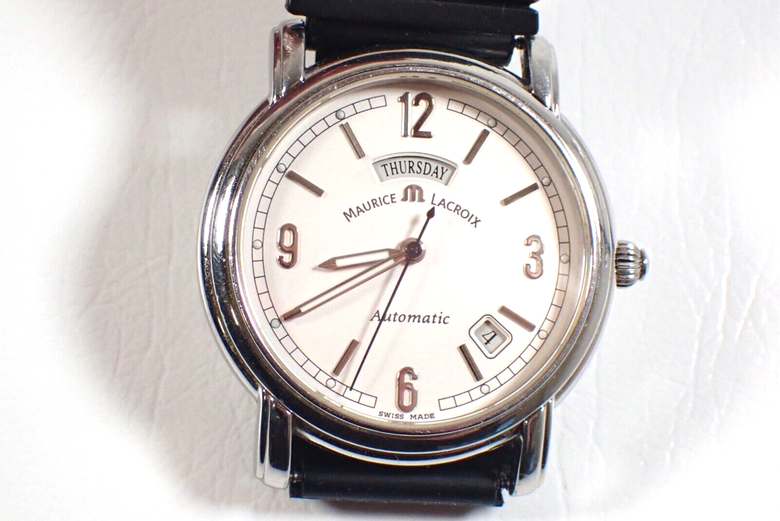 A MAURICE LACROIX AUTOMATIC SWISS MADE MENS WATCH PT 6027