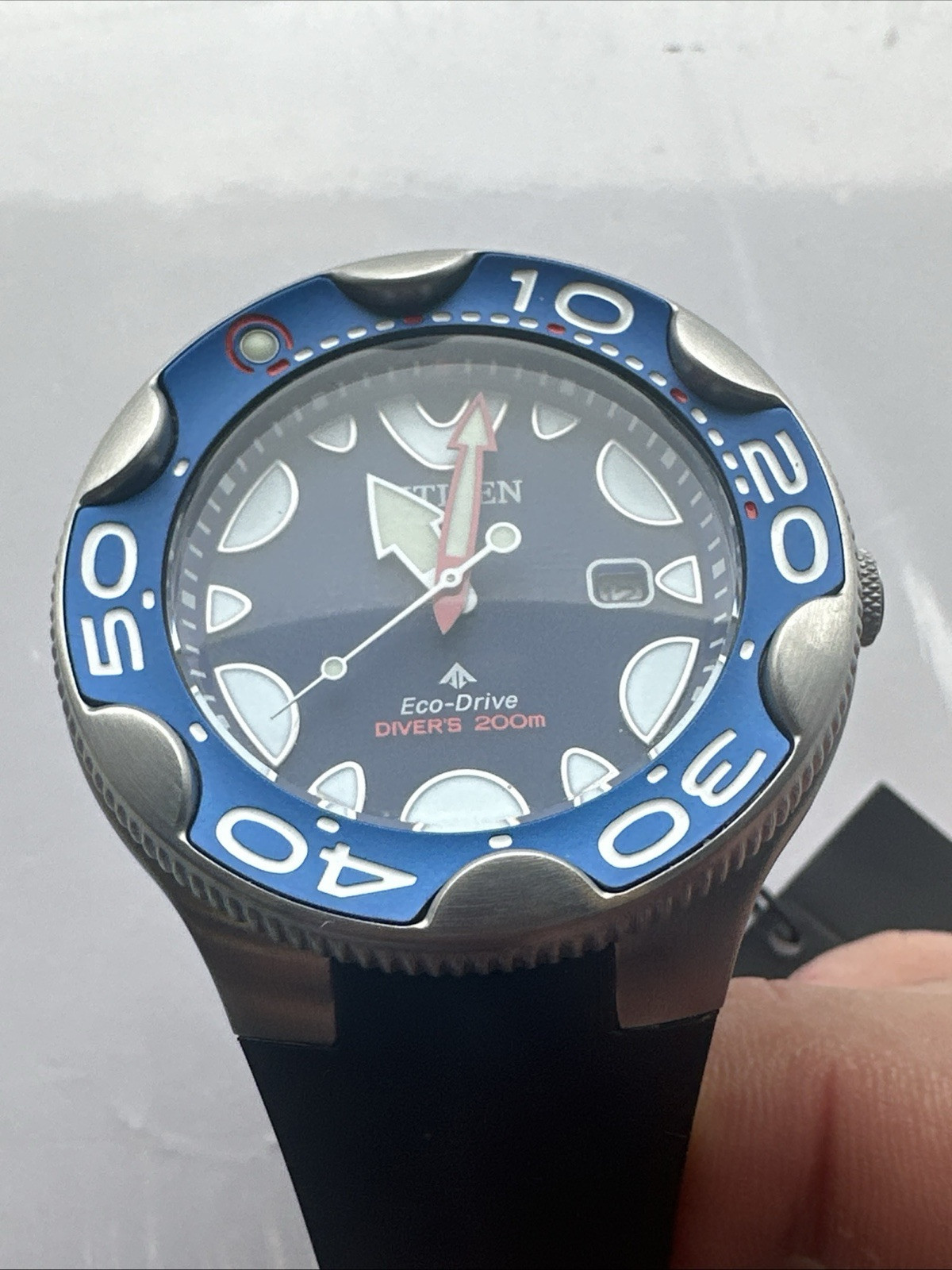Citizen Mens Blue Eco-Drive ORCA Calendar E168-S128714 Promaster