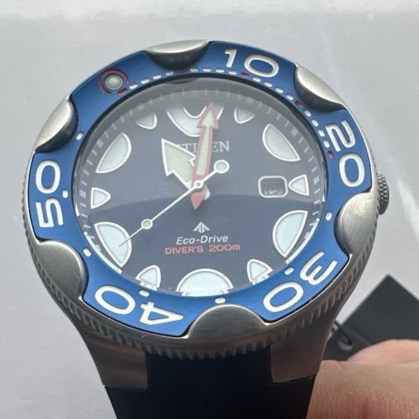 Citizen Mens Blue Eco-Drive ORCA Calendar E168-S128714 Promaster