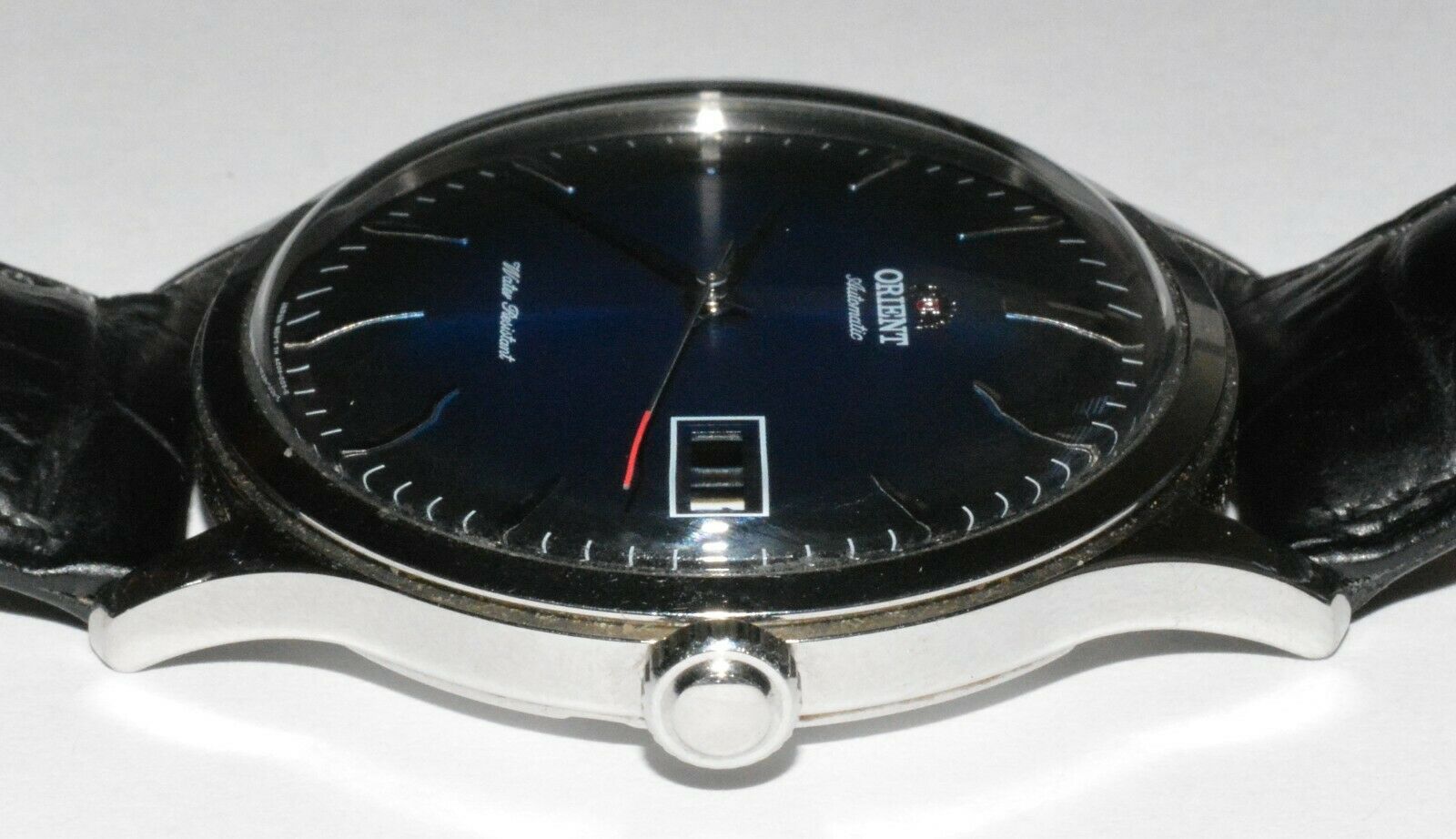 Men's Orient Bambino Version 4 Classic Watch 42mm Automatic Blue