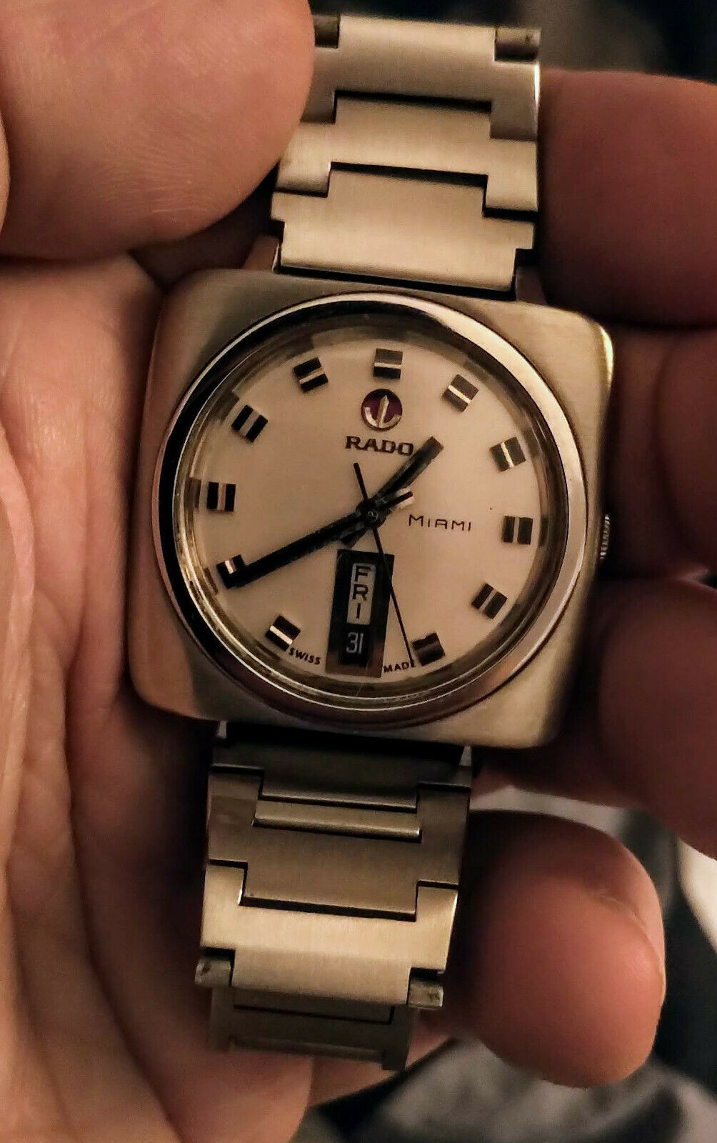 Vintage RADO Miami Automatic Men's Wristwatch 25 Jewels