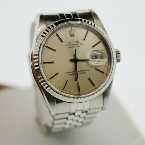 Rolex 16234 Oyster Date-Just Stainless and 18k White Gold | WatchCharts ...
