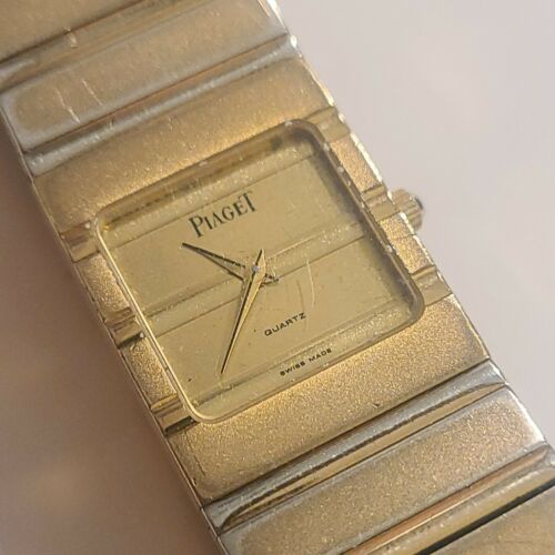 Piaget Vintage Polo Yellow Gold Tone 5 Jewel Quartz Watch L101