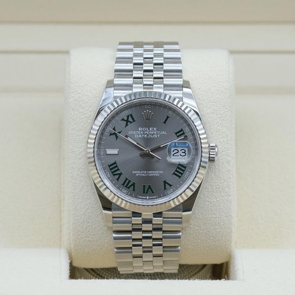 [WTS]Rolex Datejust Slate Dial Green Roman 36mm “Wimbledon” ref 126234 ...