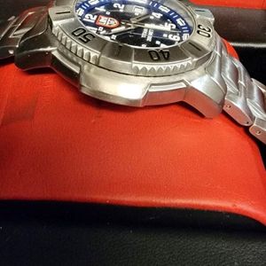 Luminox Mens Navy Seal Watch, 6100/6200 Series Stainless Steel OEM