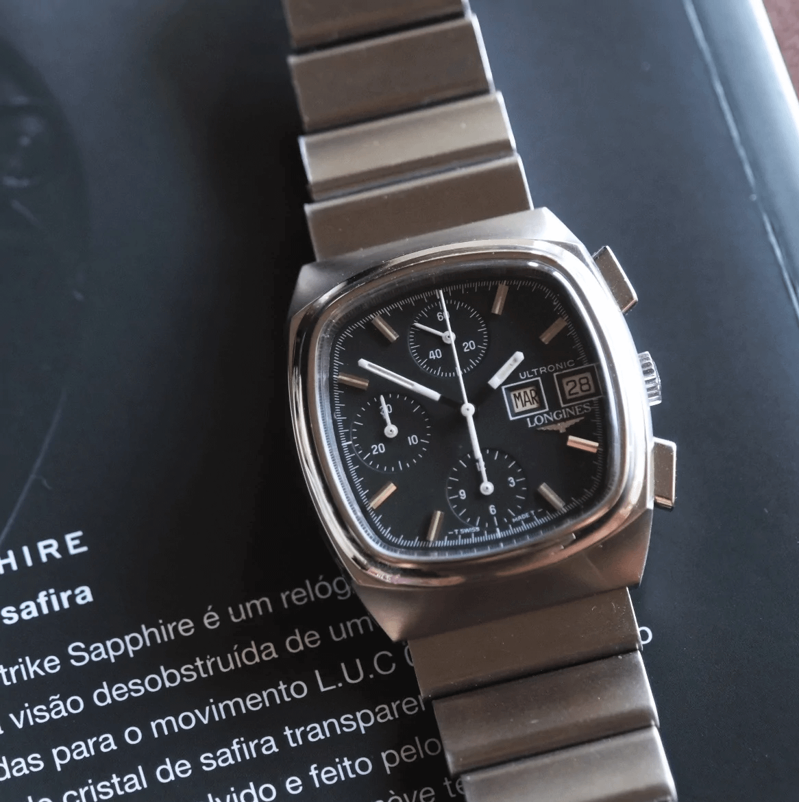 WTS 1976 Longines Ultronic Chronograph Ref. 2368 Full Kit 1600