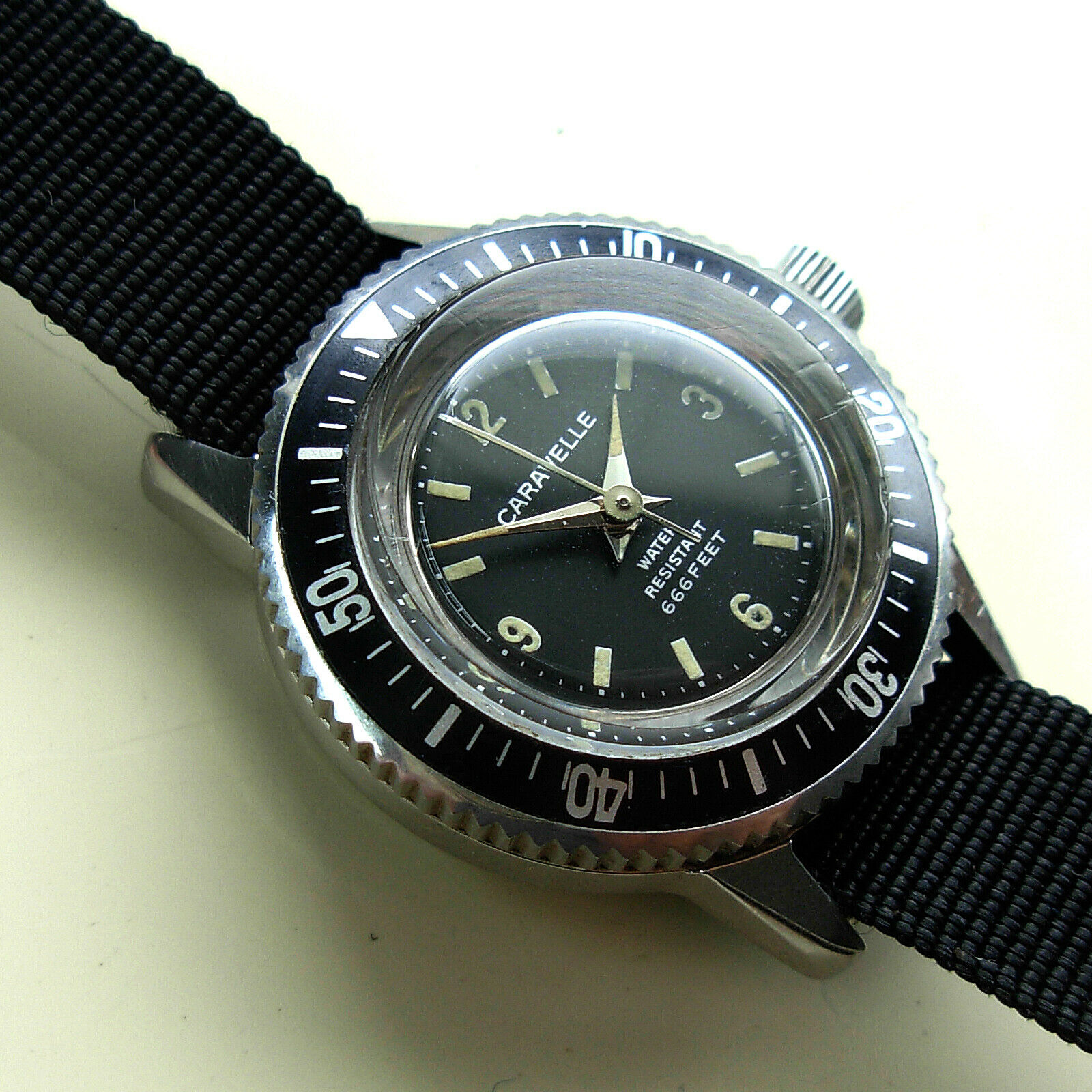 caravelle 666 diver watch