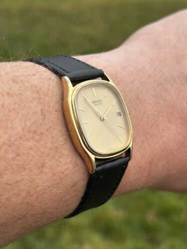 RUNS PERFECT Vintage Clean SEIKO Golden Ellipse Ultra Thin