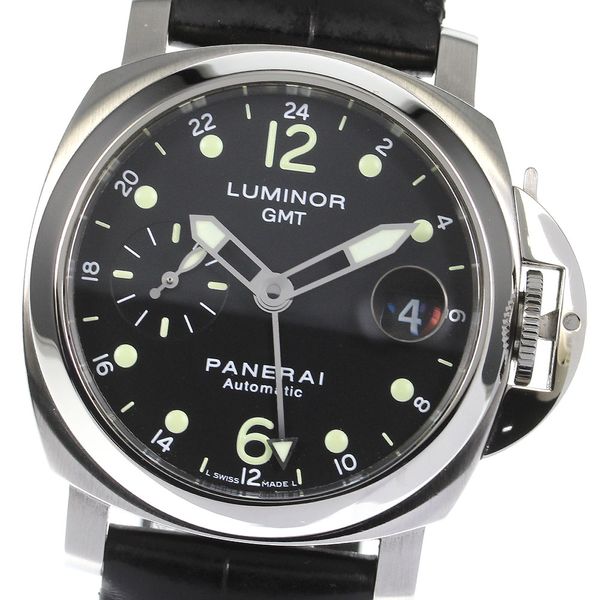 ★With box and warranty card [OFFICINE PANERAI] Officine Panerai Luminor GMT Date PAM00159