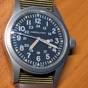 tさん専用 HAMILTON Khaki フィールド 6359 ボーイズ33mm Hamilton Khaki 6359 Quartz Watch 33mm | WatchCharts Marketplace