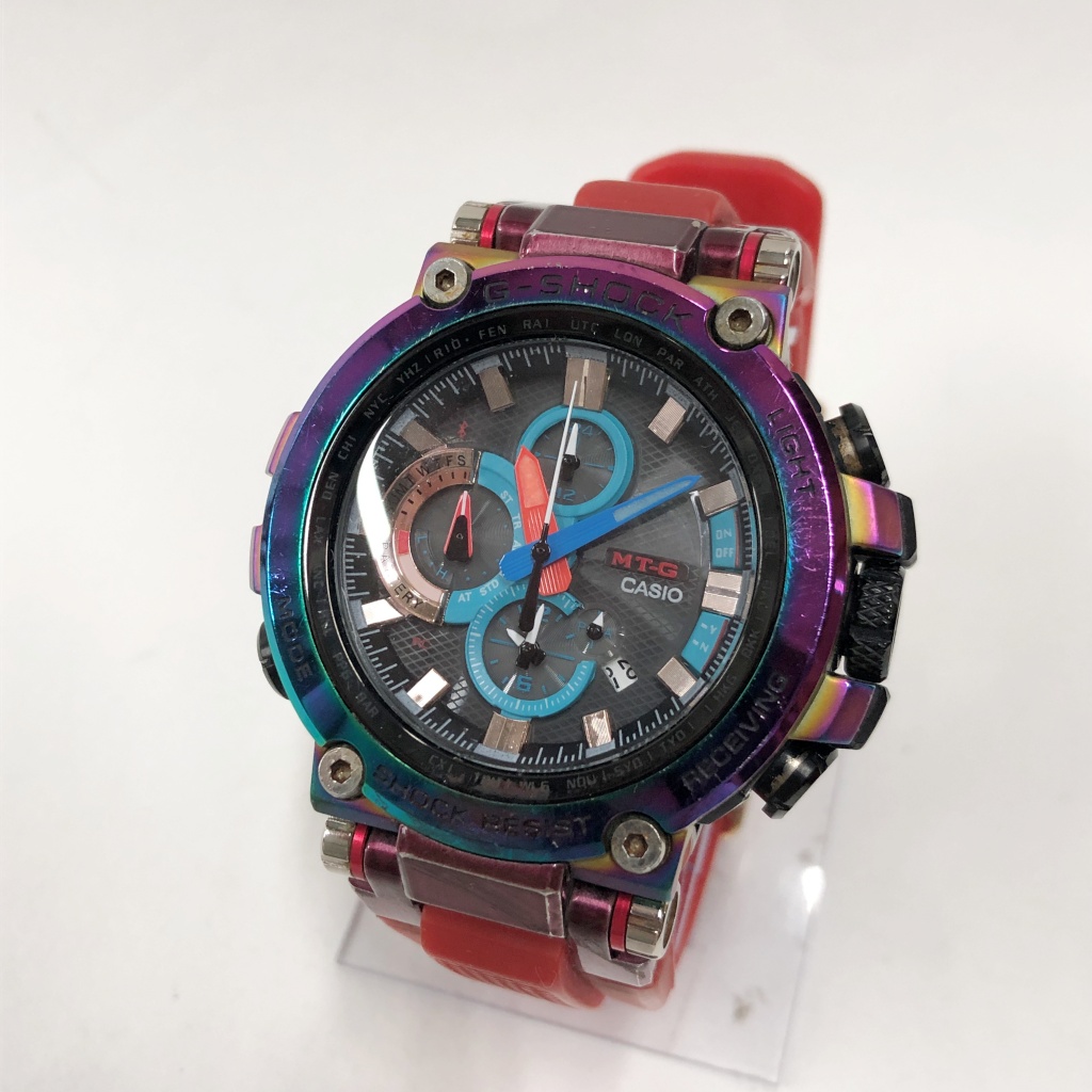 Casio G Shock Volcanic Lightning Design Mtg B1000vl 4ajr Size Color Red Used 141 Watch Suzuka Combined Sale 141 02ns Watchcharts