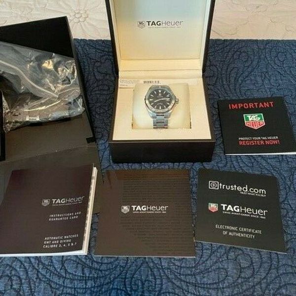 Tag Heuer Aquaracer Black Dial Watch for Men - WAY2110.BA0928