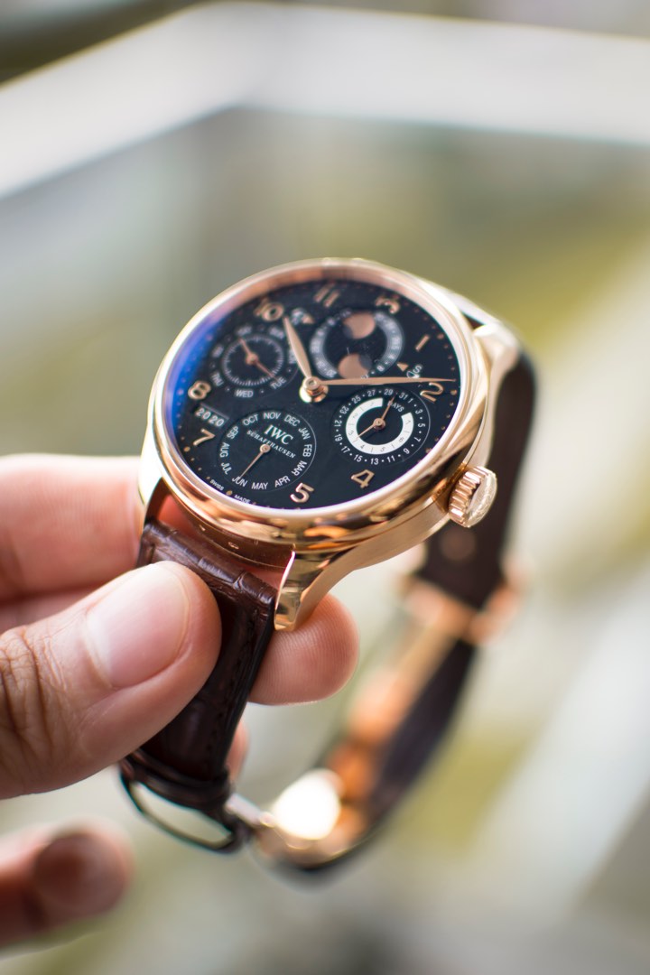 Iwc perpetual discount calendar rose gold