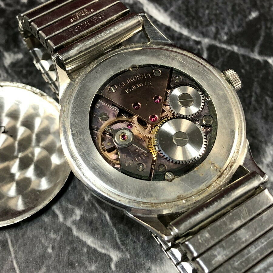 Vintage SEIKO UNIQUE 15 Jewels SEIKOSHA Men's Hand-winding Watch