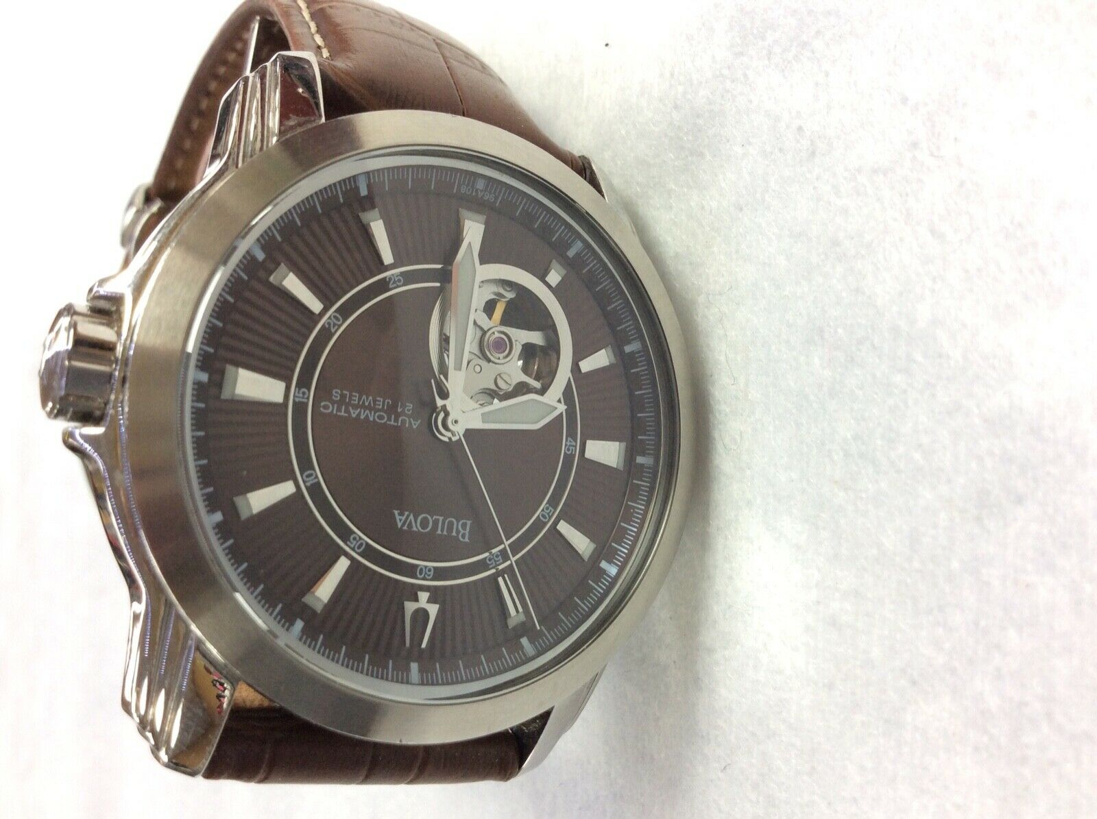 Bulova C877644 Automatic Watch 21 Jewels Brown Dial WatchCharts Marketplace