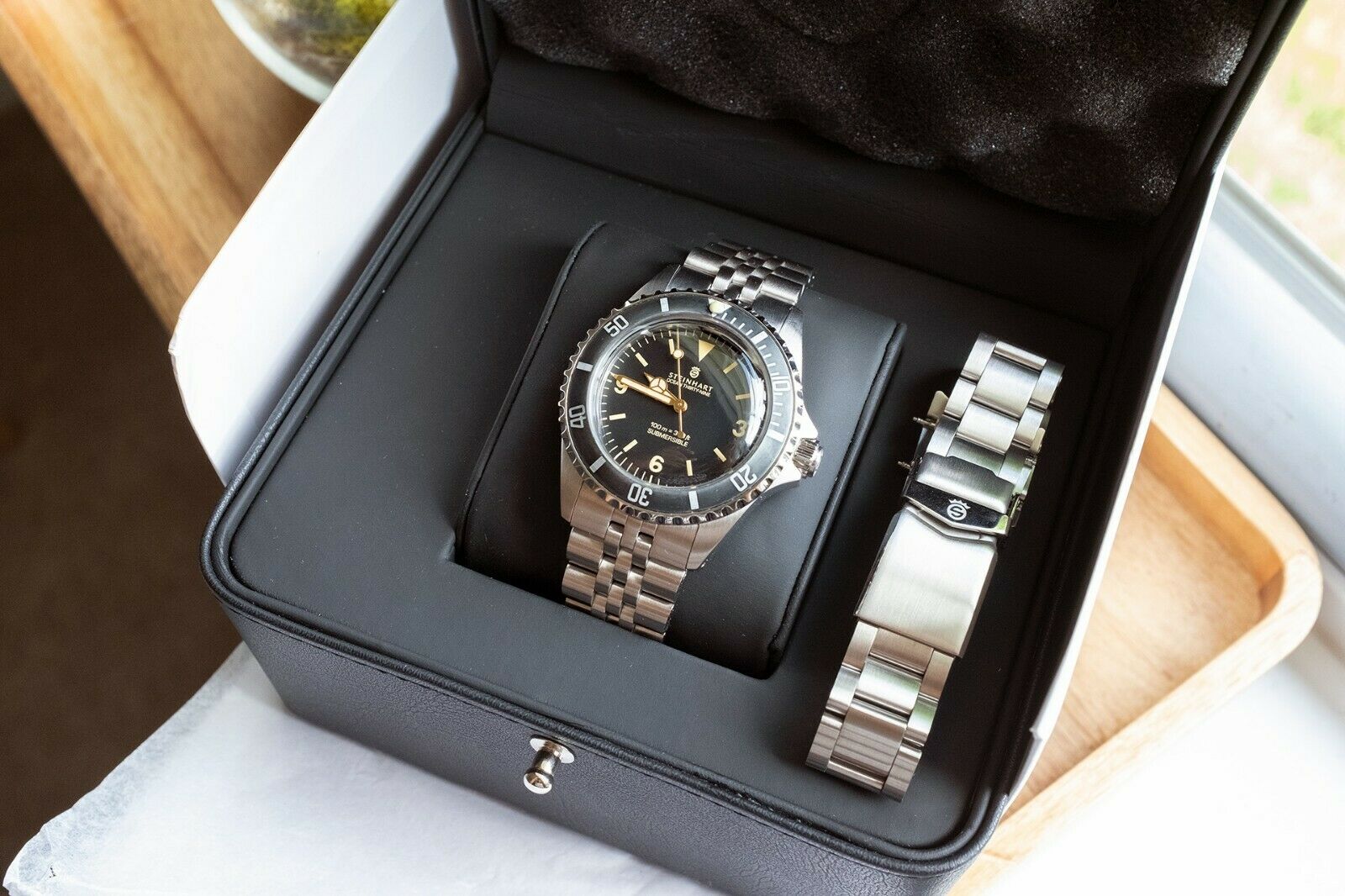 Steinhart Ocean 39 Explorer PLEXI - Gnomon LE - Jubilee - Ghosted