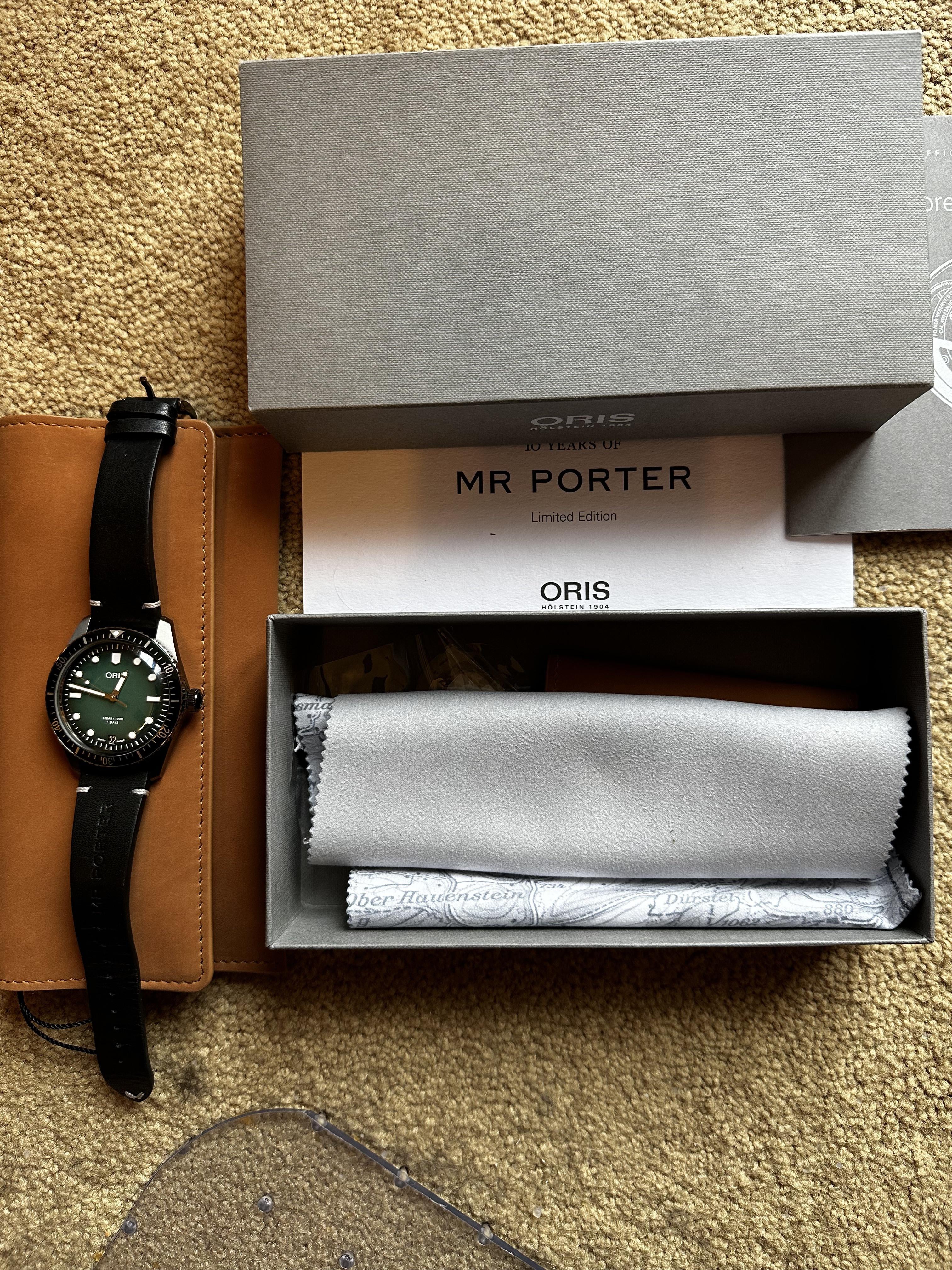 WTS Oris Mr. Porter Limited Edition Divers 65 Brand New