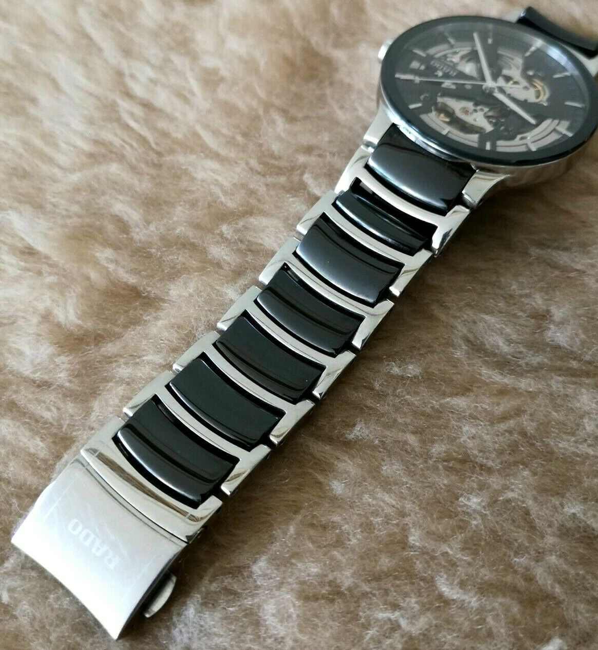 RADO CENTRIX Skeleton Automatic CERAMIC Stainless Steel 38mm Watch R30178152 WatchCharts Marketplace