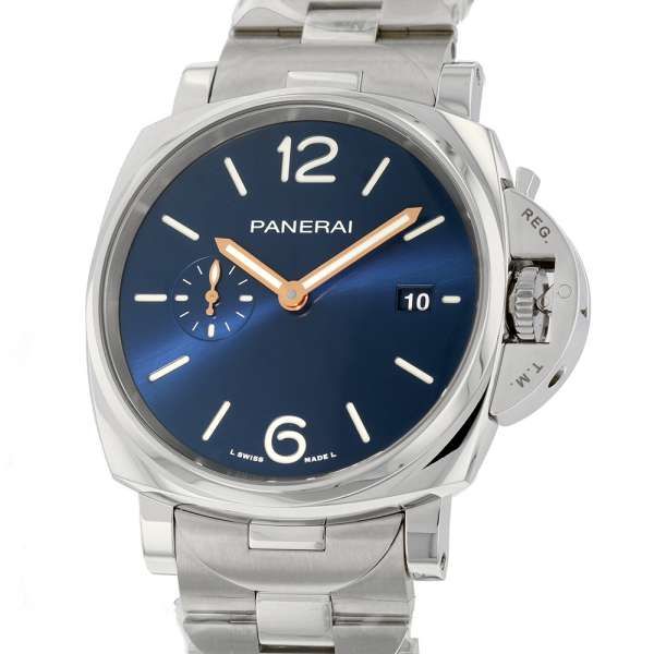 Panerai Luminor Due PAM01124 PANERAI Watch Blue Dial [Used] | WatchCharts
