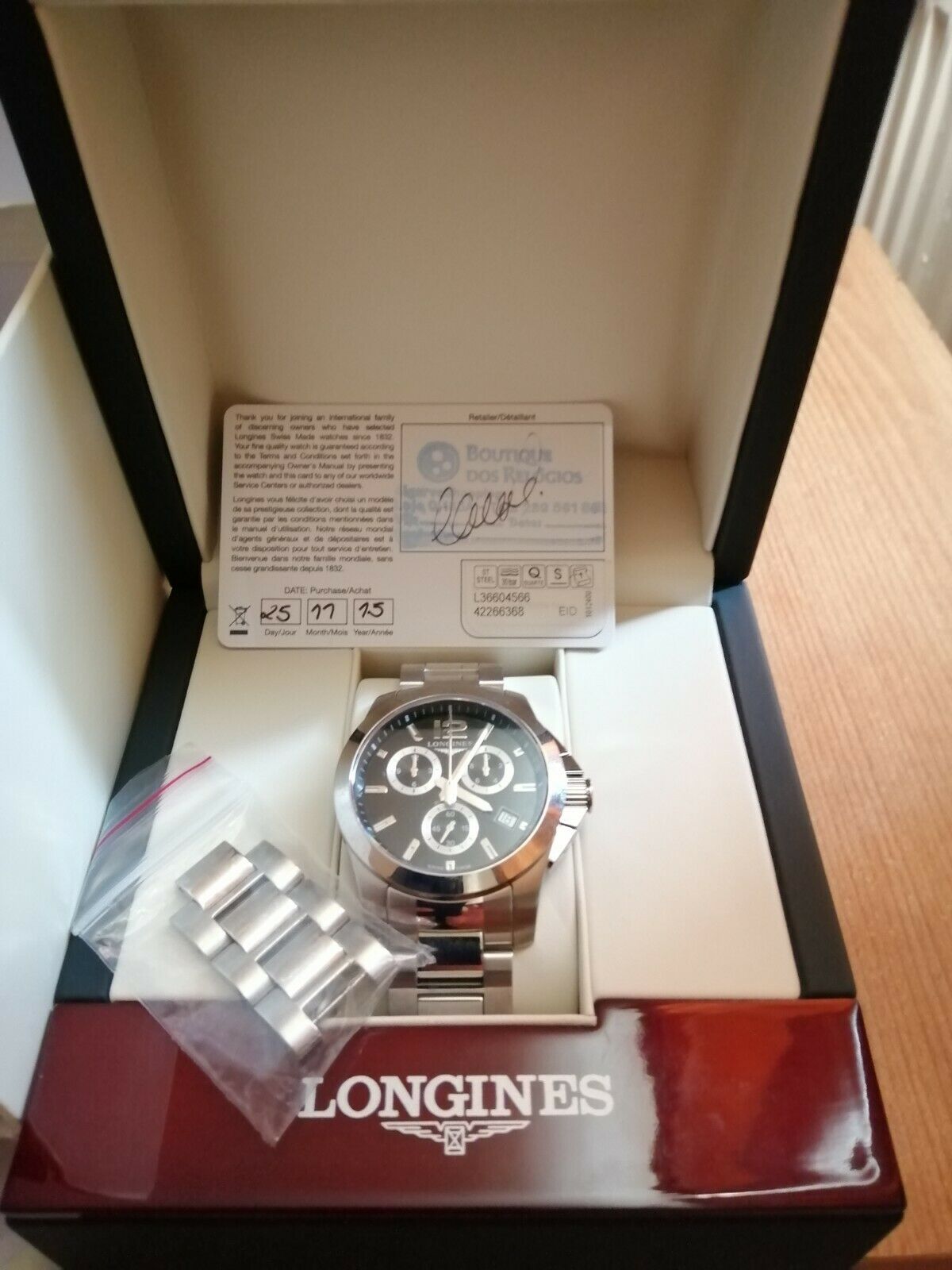 Longines l36604566 sales