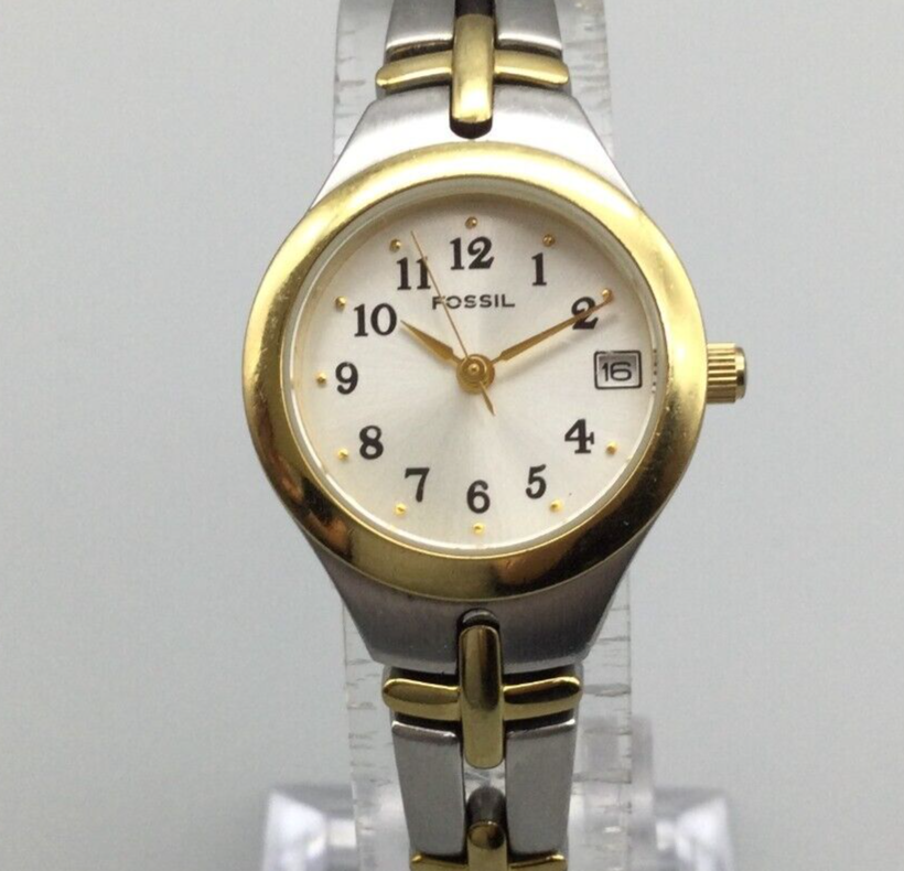 Fossil f2 outlet watch gold