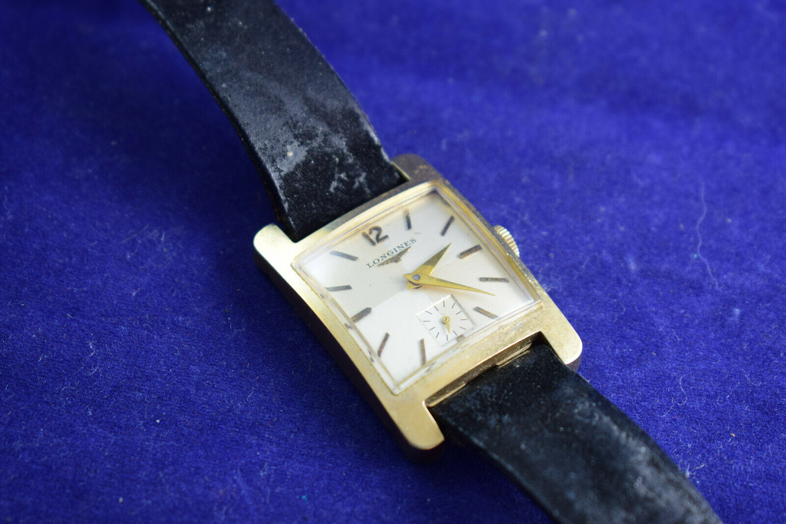 1952 LONGINES President Coolidge Mens 14K Gold Watch Allied