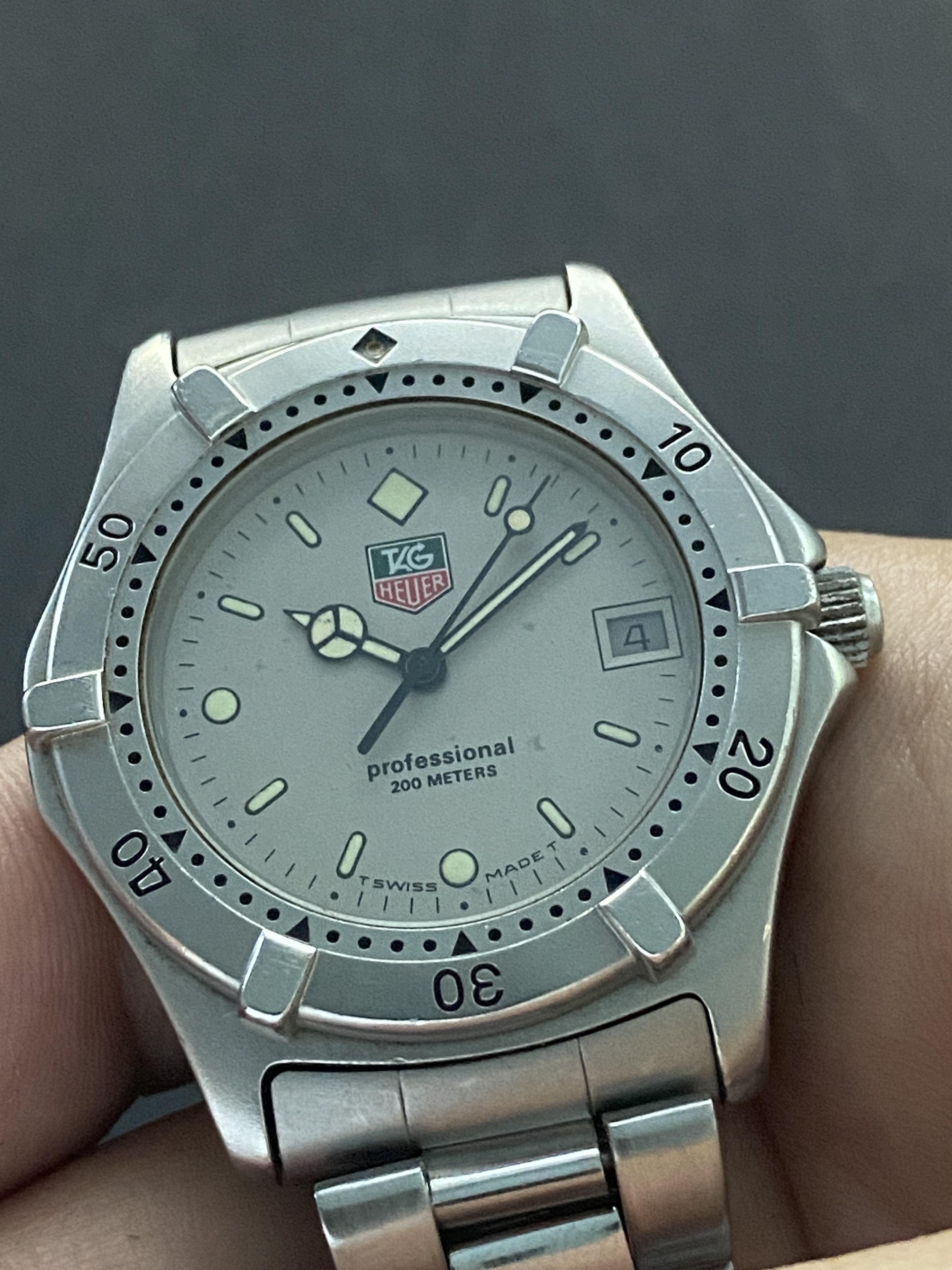 WTS Tag Heuer 2000 Series Ref 962 206 2 with grey dial and