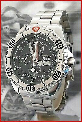 Seiko Scuba Master 7K52-6A19 Diver 200M 1st Auto Depth Sensor 46mm