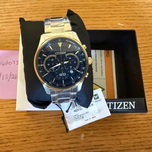 【RN93】CITIZEN 6770-H21319 腕時計 N MINT] Citizen Exceed 6770-H21319 Chronograph Moonphase Quartz