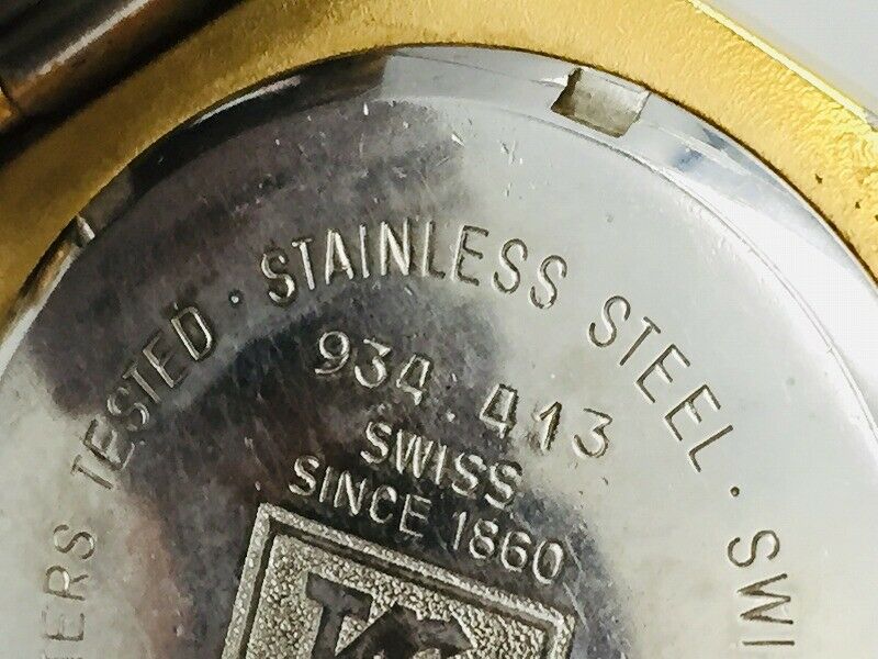TAG HEUER Watch 3000 934.413 Quartz 18K Gold Plated Date T1414