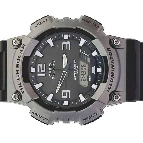 Casio Watch Digital Analog Tough Solar Multi-Function 47mm Fits To 8.25 ...